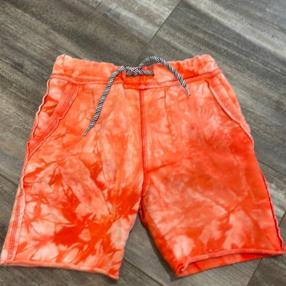 Appaman Orange Tie Dye Sweat Shorts size 5